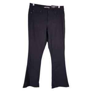 NWT Royalty For Me Black Pants Jeans Mid Rise Boot Cut